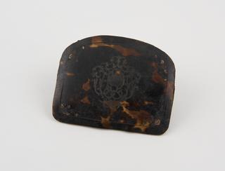 Snuff box lid, inlaid wire border