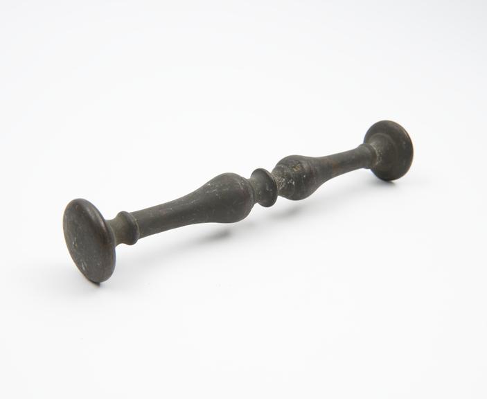 Brass pestle, European, 1501-1850