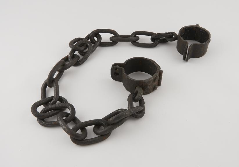 Handcuffs, reputedly Russian, 1801-1900