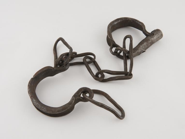 Handcuffs, allegedly used by the Dervishes in Sudan