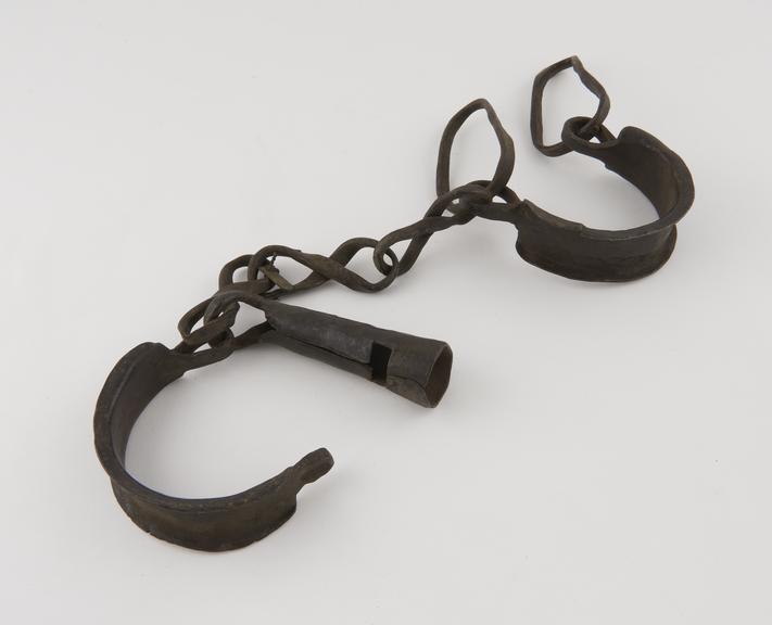 Pair of iron handcuffs, European, 1501-1800