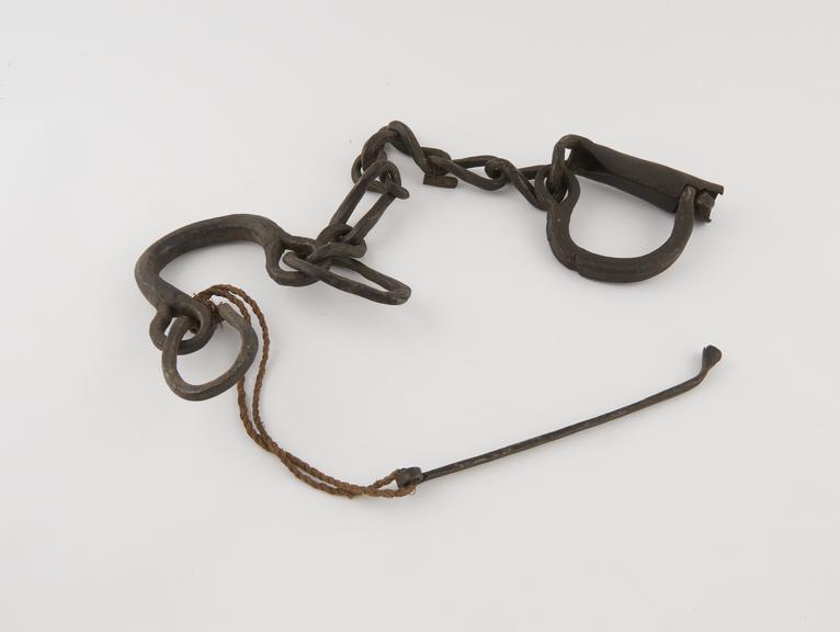 Pair of iron handcuffs, European, 1501-1800