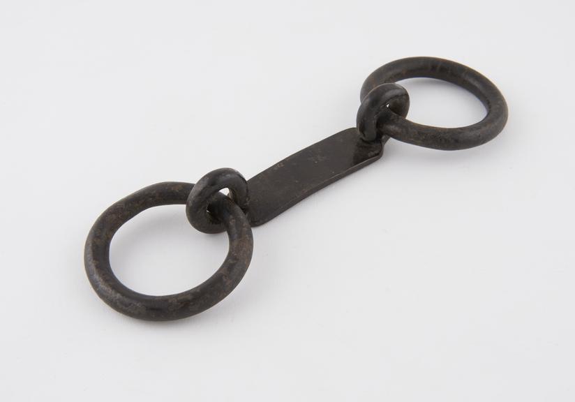 Short length of iron chain, European, 1501-1800