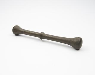 Brass pestle, European, 1501-1850