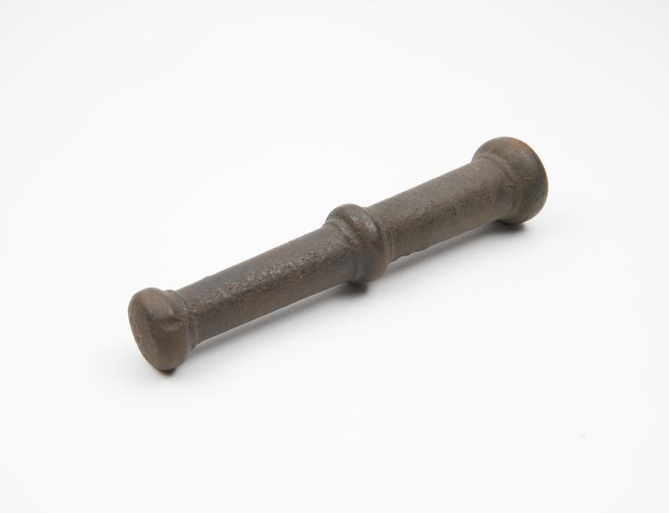 Iron pestle, probably English, 1750-1900