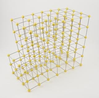 Metal crystal structure model