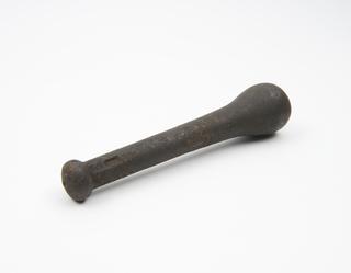 Iron pestle, probably English, 1801-1900
