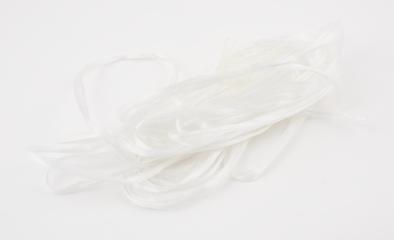 Samples of pin-roll fibrillated polypropylene film