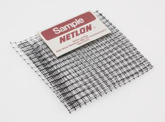 Sample of "Netlon" extruded plastic mesh