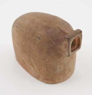Model of glass-melting pot