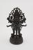 Brass buddhist statue, perhaps Dharmapala, Tibetan, 1801-1900