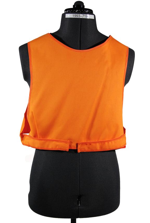 Safety Tabard, British Rail, hi-visibility orange