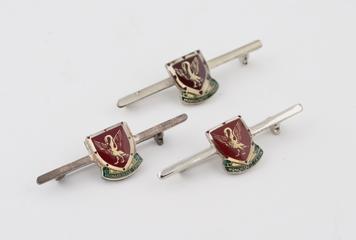 Three Humanitatis Causa lapel bar badges