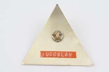 Blood donor badge from Yugoslavia