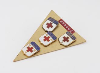 Greek blood donation badges