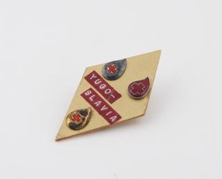 Yugoslavian blood donation badges