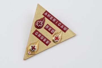 American Red Cross blood donor badges