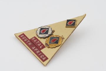 Blood donor badges, Natal, South Africa