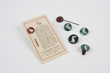 Blood donor pins, Dublin