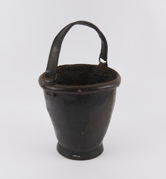 Leather fire bucket