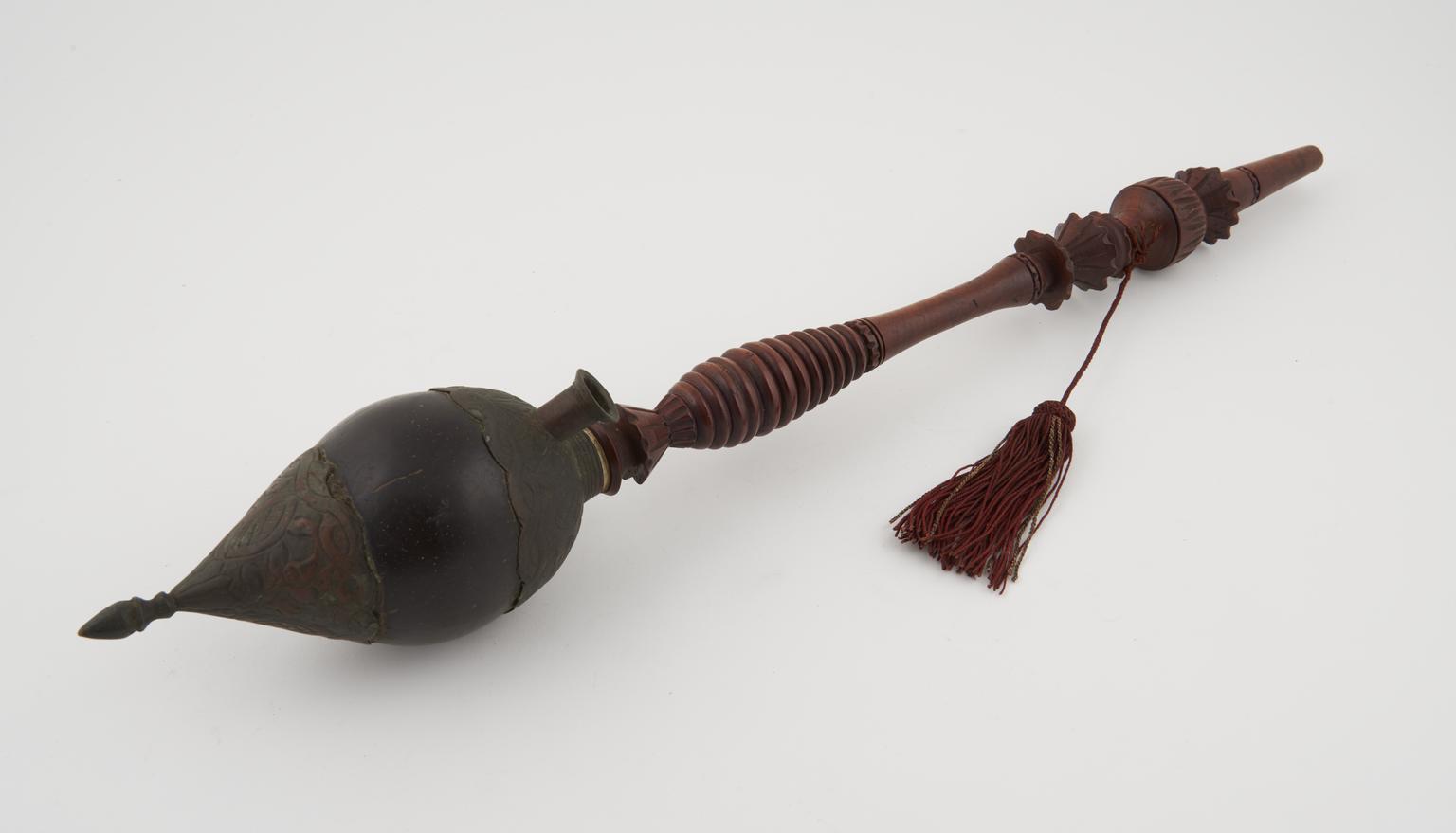 Reservoir and stem for nargile pipe | Science Museum Group Collection