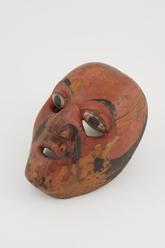 Wooden mask, against the disease sprue, Sri Lankan