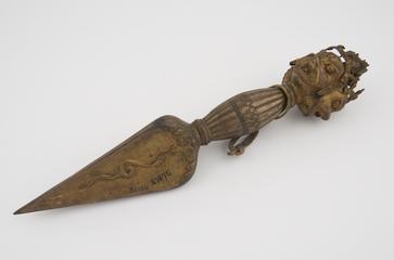 Buddhist ceremonial dagger (called a pur-ba)