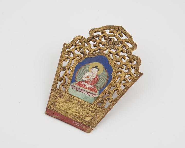 Charm, part of crown with portrait of Mahasitavati