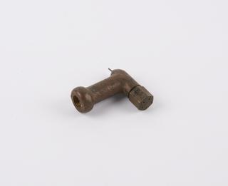 Metal elbow component from White steam car