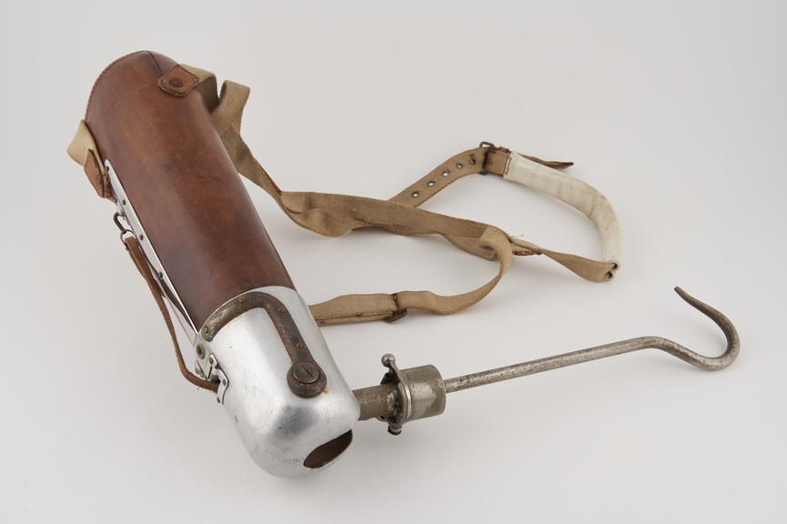 Image of Prosthetics Artificial arm with hook and forearm attachments, c  1924-1930