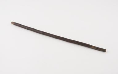 Cherrywood pipe stem, screw-on horn mouthpiece
