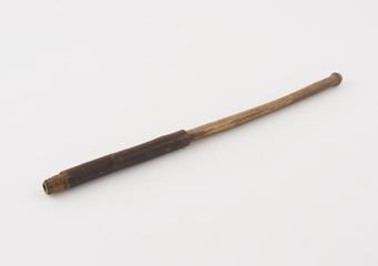 Cherrywood pipe stem, with whittled mouthpiece