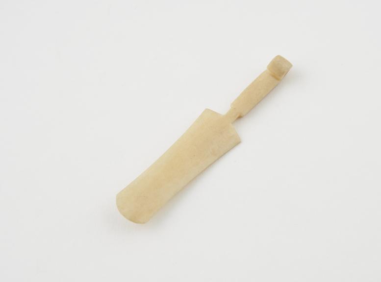 Small strigil, ivory, Christol Collection, from Zambia