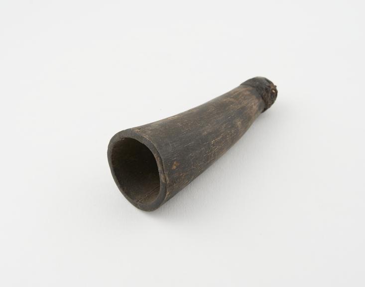 Amuletic horn, part of medicine man's outfit