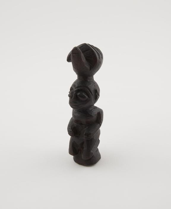 Carved wooden figure, probably Eshu