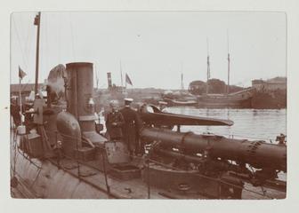 Torpedo-Boat Alongside the Yacht at Reval