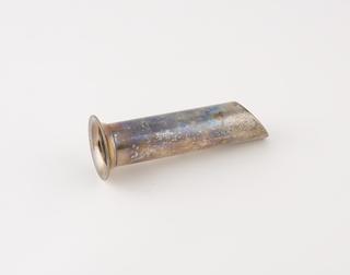 Vaginal speculum, silver plated brass