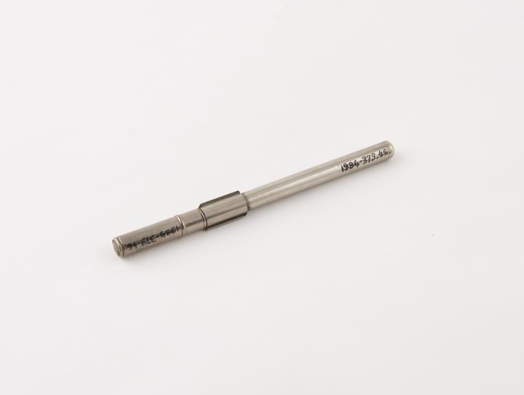 Clinical thermometer, in nickel plated brass case