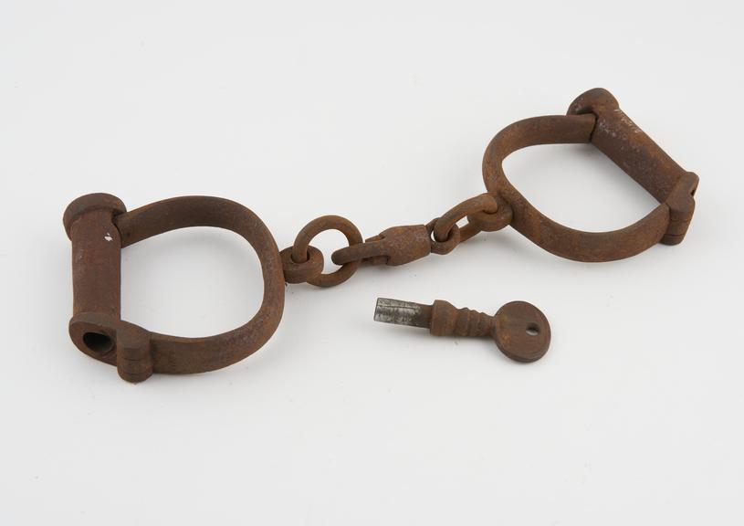 Handcuffs, by Hiatt, English, 1850-1900