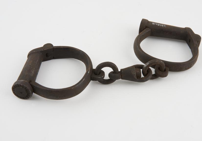 Handcuffs, by Hiatt, English, 1850-1900