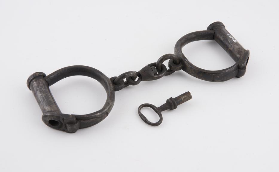 Handcuffs, by Hiatt, English, 1850-1900