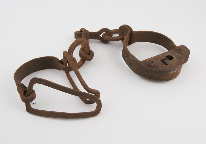 Leg irons, European, 1501-1800