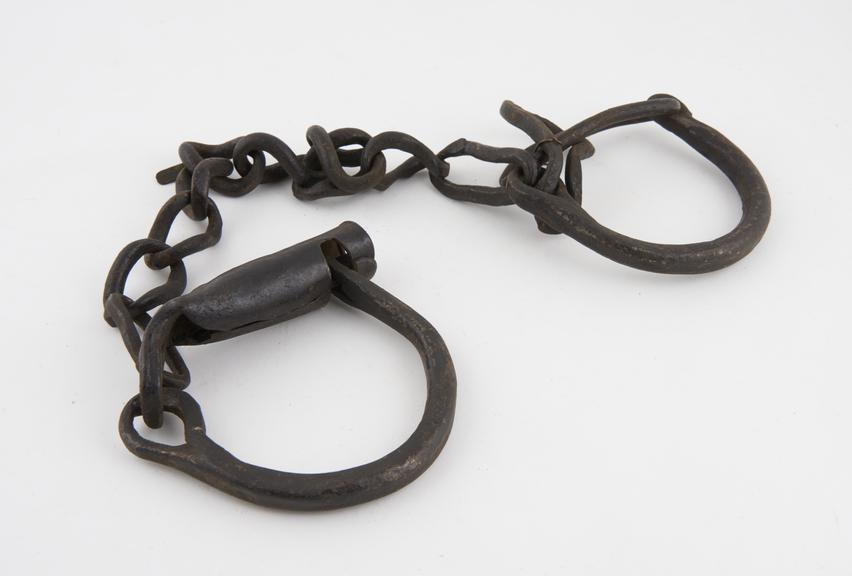 Pair of prisoner's leg irons, European, 1501-1800