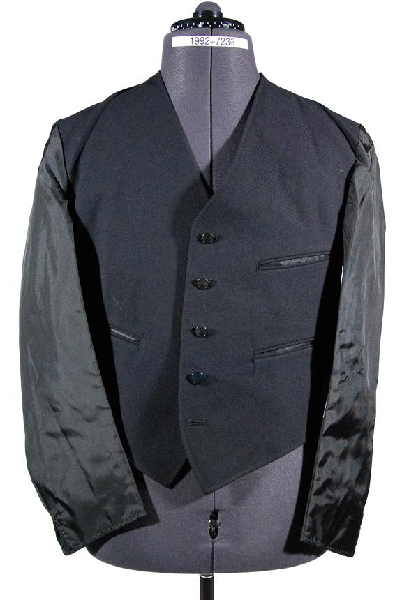 Railway uniform waistcoat, sample garment