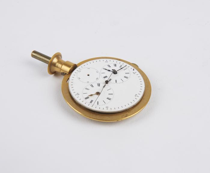 Swiss independent centre seconds chronograph movement, 1860-1880