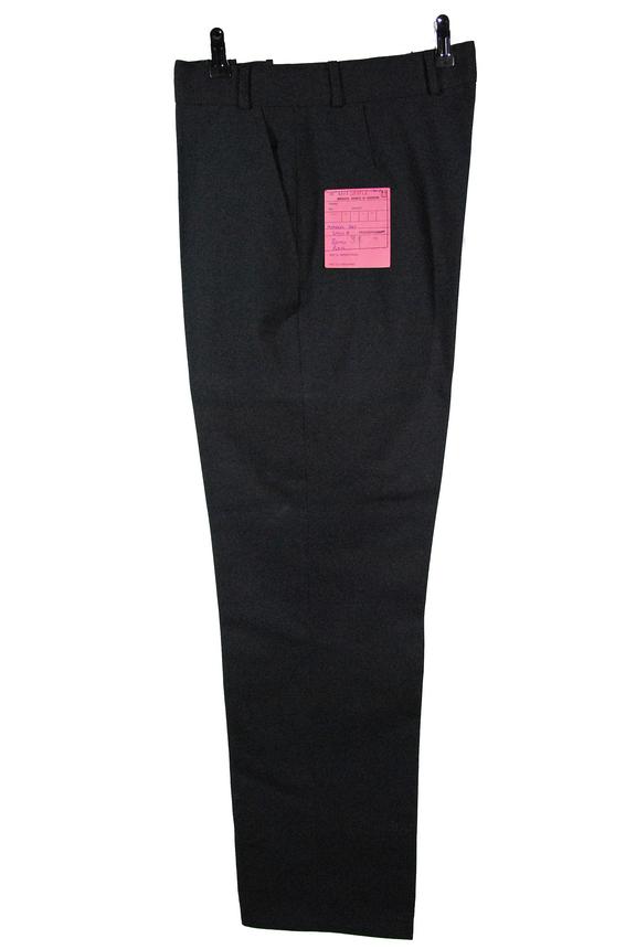 Sample railway uniform trousers, navy blue