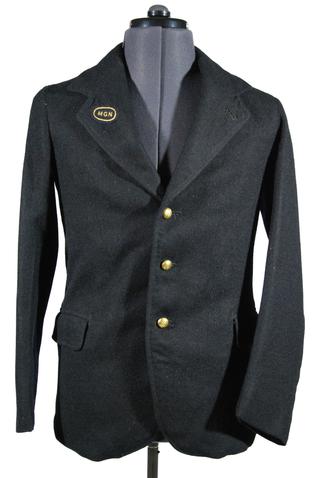 Uniform Tunic and Waistcoat, Blue Serge with Brass Buttons.
