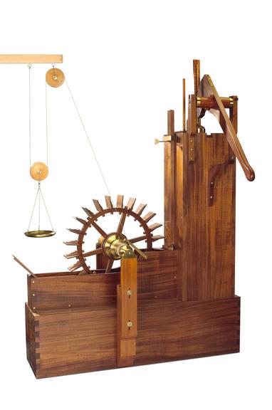 Smeaton's Apparatus for Determining the Efficiency of Water Wheels