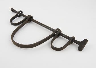 Pair of handcuffs and neck ring