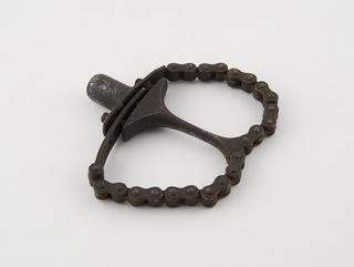 Handcuffs, iron, possibly French